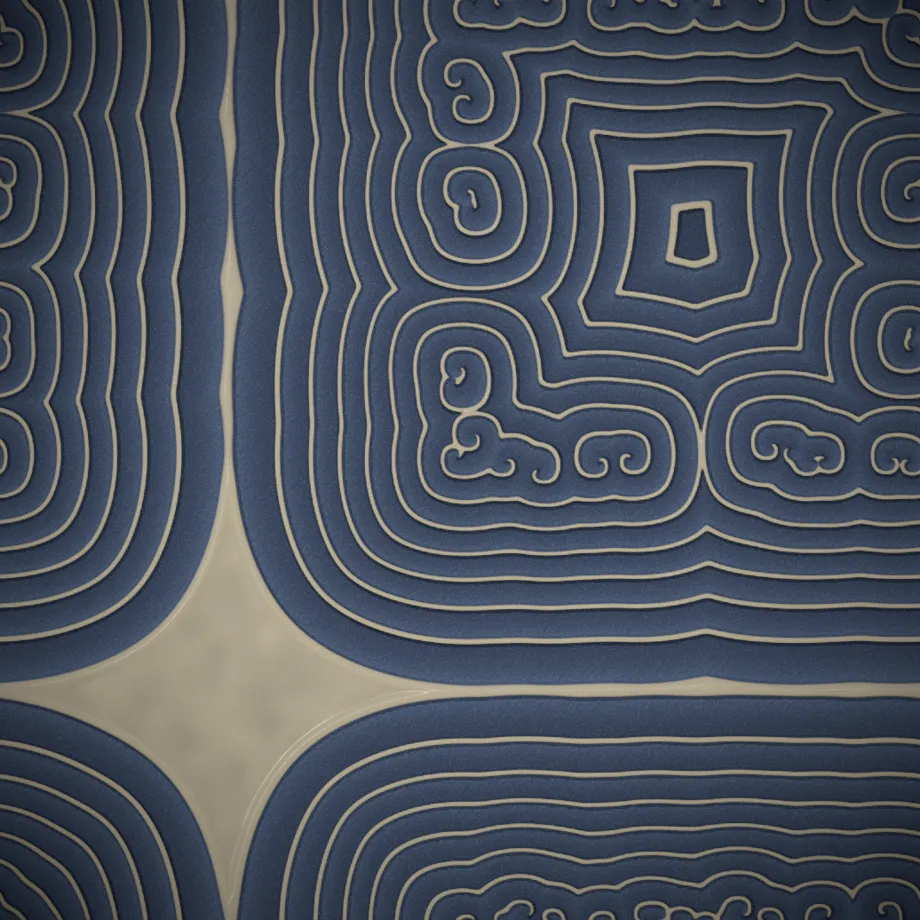 concentric diamond wave train