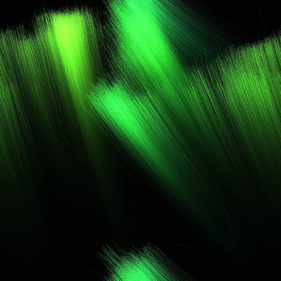 murmuration — an ordered flock, one hue
