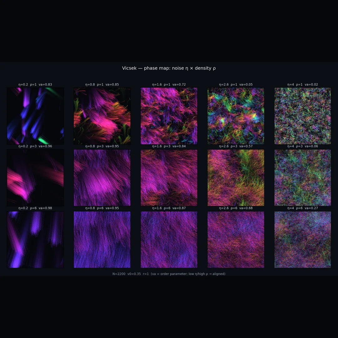the η × ρ phase map