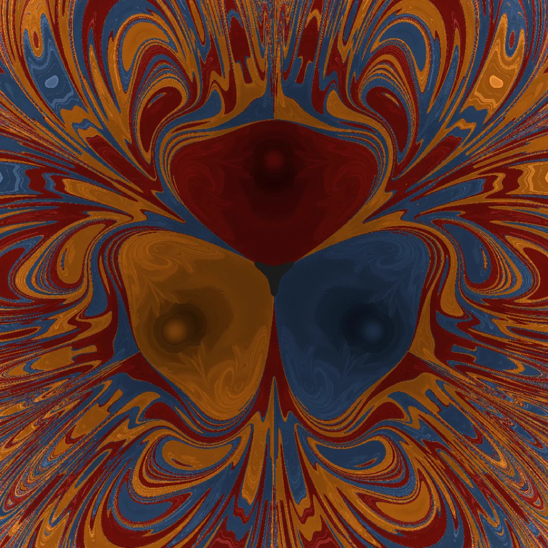 Magnetic Pendulum Basins